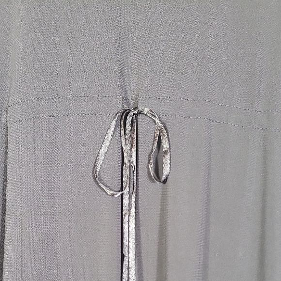 Y2K Vintage Limited Long Sleeve Maxi Dress Size XL Black Whimsigoth 90s Modest - Picture 5 of 16